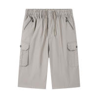 Pantalones Cortos de Algodón Puro para Hombres CHAIFENKO Ligeros, Múltiples Bolsillos, Ajuste Regular, Moda de Verano para Exteriores - details 7
