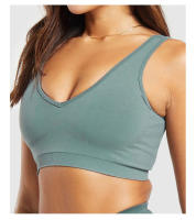 Sujetador deportivo sin costuras para mujer, ropa interior de licra, elástica, transpirable, mejora el pecho, para el día a día, novedad - details 10
