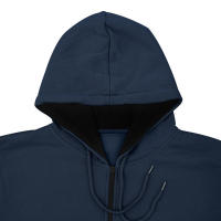 Sudadera con capucha de color sólido para hombre, suéter cálido con bolsillos, - details 10