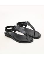 Sandalias de punta para mujer, nuevo estilo 2025, estilo étnico bohemio, combinación de colores simple, zapatos romanos de viaje retro - details 4