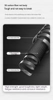 Bastón de Senderismo Ultraligero Naturehike 3k Fibra de Carbono Telescópico 3 Secciones para Escalada al Aire Libre - details 3