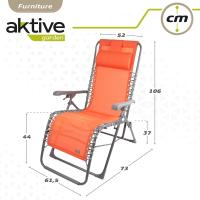 Antivuelco plegable, Peso máximo soportado 150Kg., Estable y Resistente, Reclinable con Ajuste de posición, Medidas pos. Silla 52x73x106 cm, Medidas pos. tum (61080) - details 5