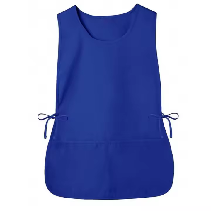Uniforme herramienta de limpieza chaleco delantal sin mangas poliéster capa de peluquería Color sólido conveniente chaleco delantal hombres - 1