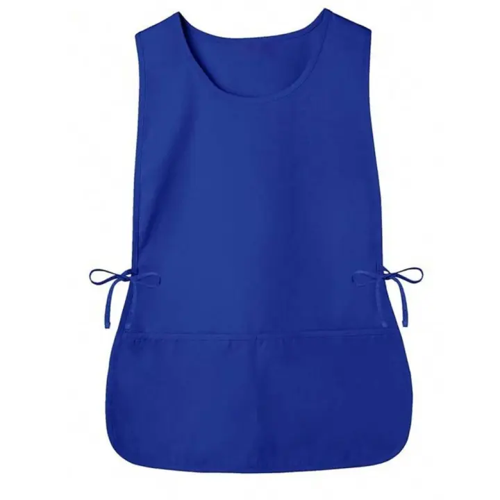 Uniforme herramienta de limpieza chaleco delantal sin mangas poliéster capa de peluquería Color sólido conveniente chaleco delantal hombres - 1