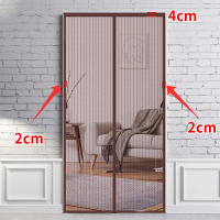 Mosquitera magnética para puerta, cortina de tamaño personalizado, pantalla de puerta, se apagan automáticamente, malla invisible - details 9