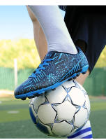 Zapatos de fútbol para hombre, botas de fútbol para exteriores, zapatos de tacos de fútbol para niños, zapatillas de entrenamiento antideslizantes transpirables, entrenadores de Futsal de césped - details 11