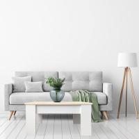 Mesa de Centro Elevable Estilo Blanco con Tapa 90 cm de Ancho x 50 cm de Fondo x 46, 57 cm de Altura Madera - details 1