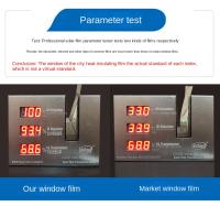 Película de vidrio para casa Pegatinas de ventana a prueba de sol Película aislante anti-ultravioleta Privacidad uno-direccional Instalación estática Enmaterial Poliethileno terofosfato (PET) - details 1