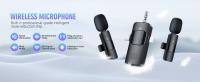 Micrófonos Lavalier Inalámbricos 3 en 1 para iPhone, iPad, Android, Cámara, Micrófono USB-C, Batería de 7 Horas, Mini Micrófono con Reducción de Ruido para Grabación de Vídeo, Vlog, YouTube, TikTok - details 0