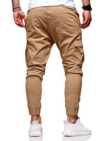 Pantalones largos deportivos informales con cordón tridimensional, ajuste holgado y cansado, - details 11