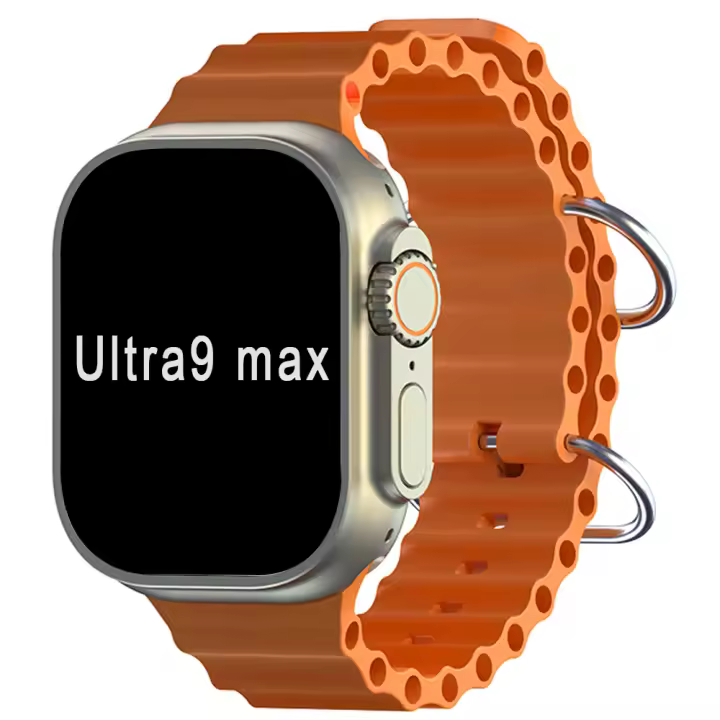 Ultra9 Max Reloj intelente with Bluetooth, Cardíaco, Llamadas, Ayuda de Voz, Modo Deportivo, Brujula, NFC función, AMOLED - 1