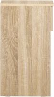 Auxiliares para Salón Mesilla de Noche Estrecha para Dormitorio con 1 Cajón y 1 Compartimento Abierto Blanco y Madera 20 x 35 x 60 cm FBT111-WNx2 ES - details 56
