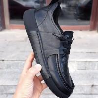 Zapatos nuevos de cuero genuino, estilo británico, antideslizantes, con suela gruesa y versátiles a la moda. - details 1
