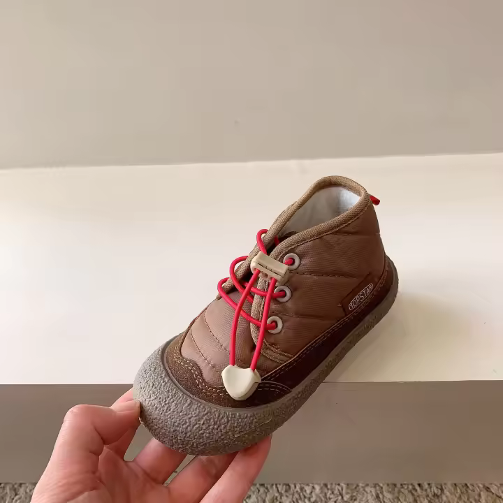 Zapatos de algodón para niños de 3 a 6 años dos zapatos de algodón con terciopelo - 1