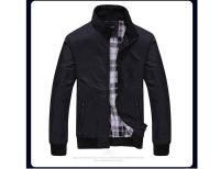 Chaqueta ligera para hombre, cazadora informal para exteriores, abrigos Bomber ajustados, ropa de trabajo de negocios, primavera y otoño - details 2