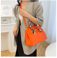 Kelly bolso de seda texturizada bufanda lichi patrón bolso de moda hombro de moda bolso de las mujeres - details 31