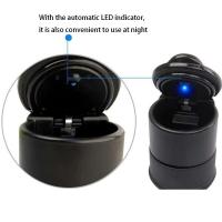 Cenicero de aleación ligera LED, taza de aluminio, sin humo, portátil, desmontable, soporte para cenicero de coche - details 4