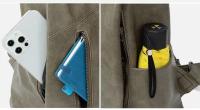 Mochila de gran capacidad, bolso de piel auténtica para mujer, mochila, bolso de mano para mujer, bolso de viaje de piel sintética - details 2