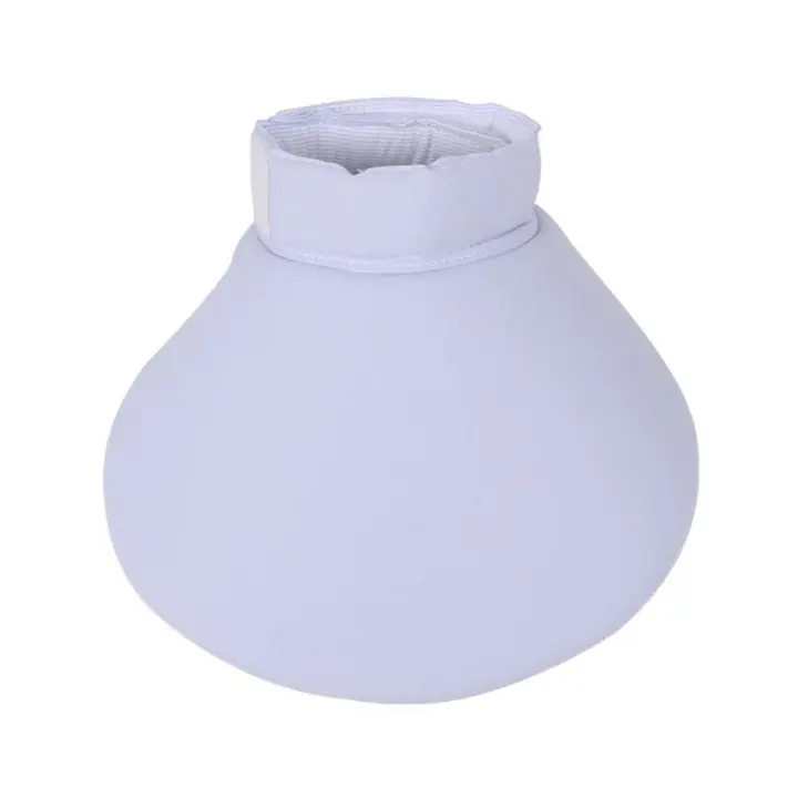 Práctico Collar de recuperación de gato de doble cara, transpirable, ajustable, protector de cuello para gato, cono, toalla suave para Saliva de perro para entrenamiento - 1