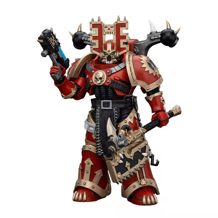 JOYTOY 1/18 figura de acción 40K World Eaters Khorne Berzerker 4 Anime modelo militar - 1
