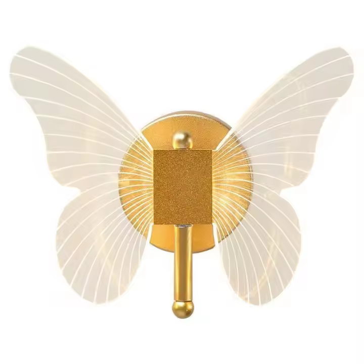 Lámpara De Pared Moderna Con Forma De Mariposa, Productos De Iluminación Decorativos Para Sala De Estar, Dormitorio Y Pasillo - 1