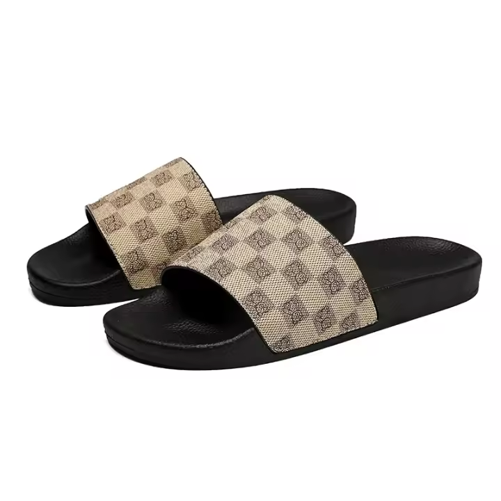 Zapatillas de verano para hombre y mujer, zapatillas de fondo suave de Eva, sandalias planas para interior, zapatos de playa para exteriores - 1