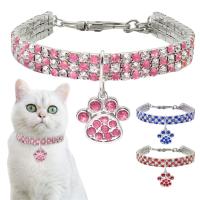 Collares de Cuello de Perro de Circonio Brillante Cadena Extendida de Aleación Duradera para Mascotas Pequeñas y Medianas Regalos de Fiesta Rosa Collar para Perros y Gatos - details 1