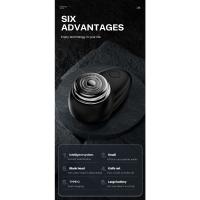 Mini Maquinilla De Afeitar Portátil Para Hombres, Pantalla Digital, Maquinilla De Afeitar Eléctrica, Lavado Con Agua, Viaje En C - details 1