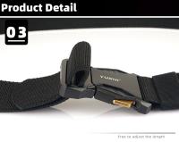 Cinturón Táctico de Aleación de Zinc Liberación Rápida, Ajuste de Sobreteta, Adecuado para Aventuras al Aire Libre, Commuter, Ocio Estilo Casual, Material de Nylon - details 6