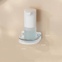 Estante de almacenamiento para baño sin perforaciones, estante cuadrado para champú montado en la pared, colgador de pared flotante sin taladro para almacenamiento de maquillaje - details 13