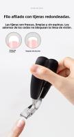 Cortauñas de gran apertura para codo, tijeras de uñas de acero inoxidable antisalpicaduras, juego de pedicura - details 4