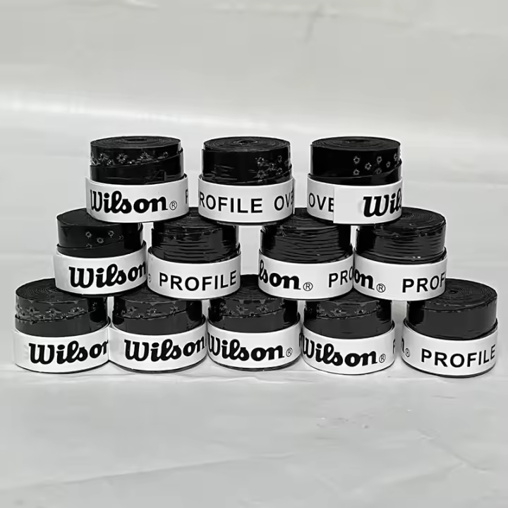 Pegatinas de Sobre-Golpe Wilson de Alta Calidad 12PCS Duraderas para Raqueta de Tenis y Bádminton - 1