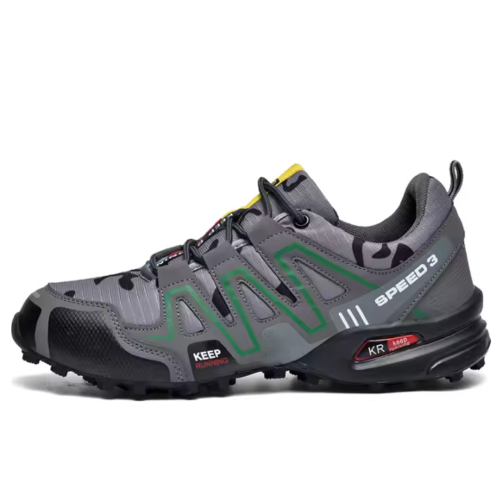 Zapatos de senderismo para hombre, zapatillas deportivas ligeras y transpirables, antideslizantes, para gimnasio, trotar, caminar - 1