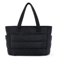 Bolso de mano acolchado de color sólido para mujer, bolso de hombro de gran capacidad para viajes de trabajo, bolso de viaje diario versátil de alta calidad, bolsos de uso diario, bolso de compras, bolso Biggie mejorado grande, regalo del día de la madre, - details 2