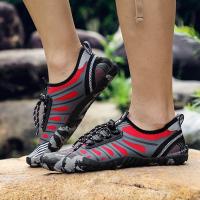 Zapatos tácticos de senderismo de malla transpirable para hombres y mujeres, antideslizantes, duraderos, trekking, escalada, aguas arriba, vadear, zapatillas de agua - details 5