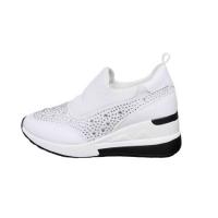 zapatos casuales de tacón de cuña sin cordones para mujer - details 2