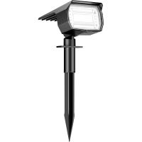Luces Solares LED Exterior Jardin [8 Paquete/72LED], LED Exterior Solares Potente Impermeable Lampara Luz Solar Exterior Iluminacion para Suelo Exteriores, Blanco Calida - details 21