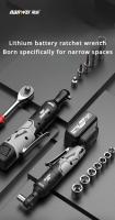 Nanwei-llave eléctrica inalámbrica de litio de 16,8 V/21V, llave de trinquete de ángulo recto de 3/8 pulgadas, taladro Mpact, herramienta de reparación de tuercas de desmontaje - details 0