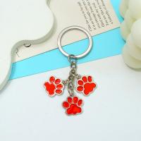 Llavero De Esmalte Lindo Con Patas De Gato Y Perro Marcas De Pies Llavero Para Mujeres Y Hombres Accesorio De Bolso DIY Joyería Hecha a Mano Regalos - details 7