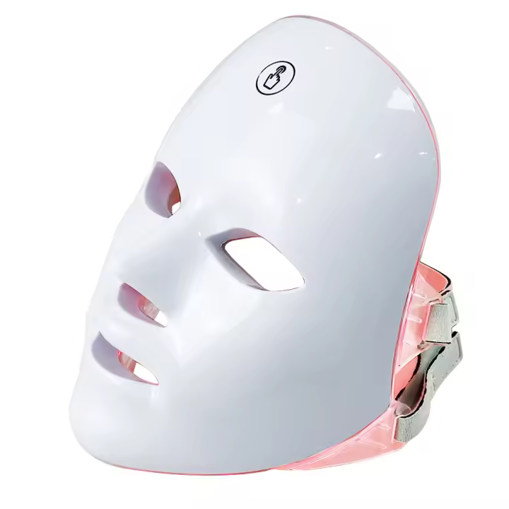 Máscara de Luz LED para el Rostro Carga USB 7 Colores Terapia Fotónica Anti-Edad - 1