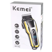 Keme-cortadora de pelo profesional de dos velocidades para hombre, máquina eléctrica de corte de pelo, de precisión, de Barbería para salón, 1990 - details 0