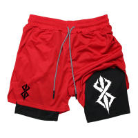 Pantalones Cortos de Verano para Hombres 2 en 1 Gimnasio Athletico Secado Rápido - details 3