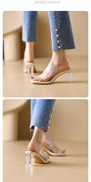 Sandalias de Hadas Transparentes Tacones Altos Comodidad para Pies Zapatos de Moda para Mujer y Hombre - details 4