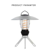 Linterna de Camping con trípode, luz LED recargable regulable, portátil, pequeña, cálida - details 7
