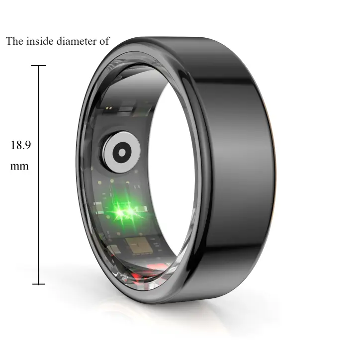 Anillo inteligente R02 para hombre y mujer, Monitor de salud, ritmo cardíaco, oxígeno en sangre, sueño, deporte, Fitness, rastreador, Compatible con Android e IOS - 1