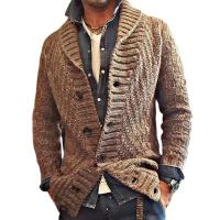 Suéteres vintage para hombre, cárdigan informal, tops de punto - details 1