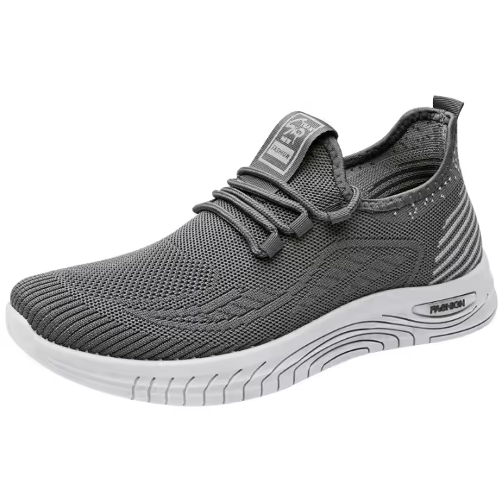 Zapatillas de moda para hombre Zapatillas elásticas ultraligeras y transpirables Suela blanda Zapatos casuales - 1