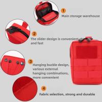 Bolsa táctica MOLLE, bolsa de accesorios para ventilador militar EDC, Kit de primeros auxilios para exteriores, Kit de emergencia, riñonera táctica de camuflaje - details 1