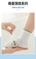 Nuevos dibujos animados de malla fina para niños y niñas calcetines de tubo medio calcetines para niños - details 31