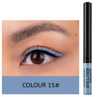 HANDAIYAN Juego de delineador de ojos líquido mate de 12 colores, delineador de ojos colorido intenso metálico resistente al agua, larga duración, punta ultrafina a prueba de manchas - details 32